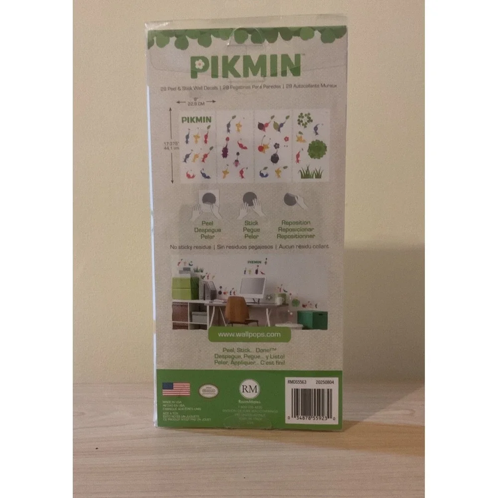 29 Pikmin Wall Stickers Brand New Nintendo
